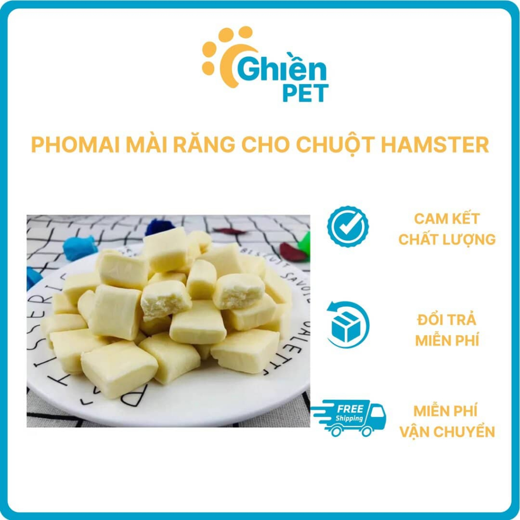 [Ghiền pet ] PHÔ MAI MÀI RĂNG CHO CHUỘT HAMTER | Shopee Việt Nam