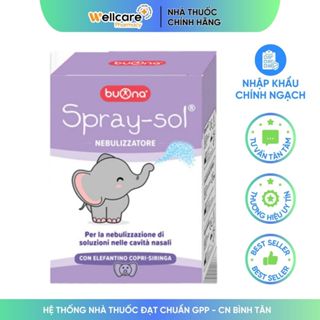 Buona Spray Sol - Dụng cụ vệ sinh mũi chuyên dụng cho trẻ sơ sinh và trẻ  nhỏ 