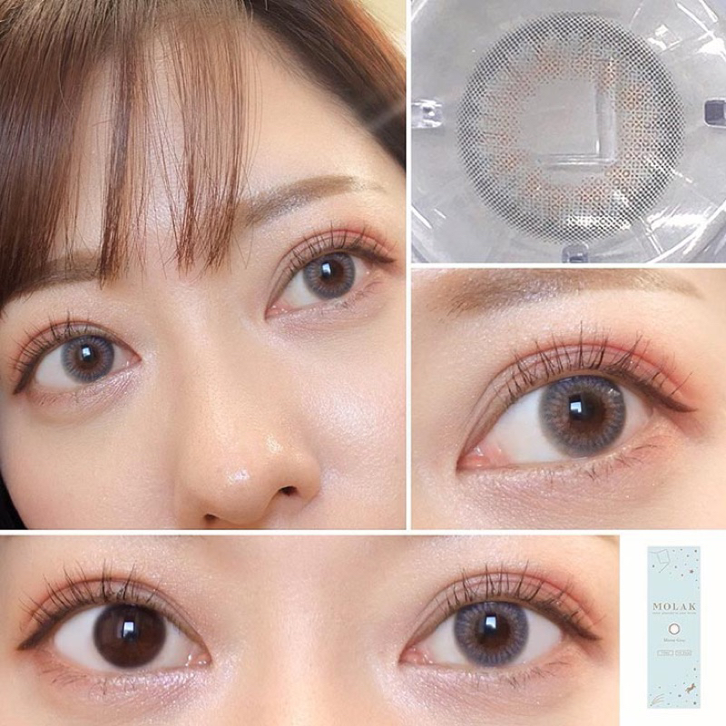 [1 DAY ] Kính áp tròng xám Mirror Gray 24H Sử dụng Nhật Bản