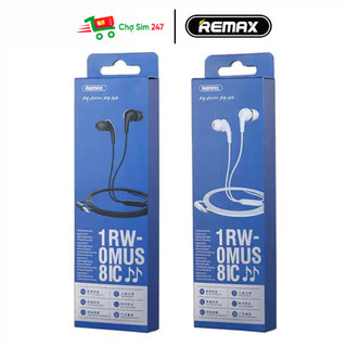 Tai nghe dây REMAX RW-108 Jack cắm 3.5mm chính hãng