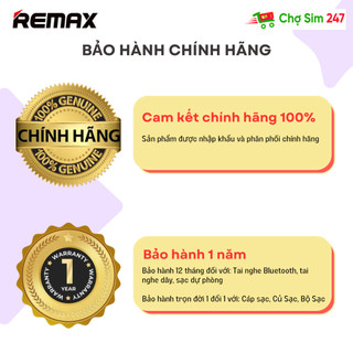Tai nghe dây REMAX RW-108 Jack cắm 3.5mm chính hãng