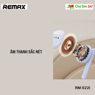 Tai nghe dây REMAX RM-522 chân 3.5 - RM-522I chân L - tai nghe có dây dành cho điện thoại, máy tính pc laptop