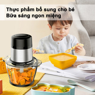 OOKAS Máy xay thịt cối xay thịt máy xay đa năng máy xay mini cối xay thực phẩm đa năng inox 304 dung tích 3L 4L