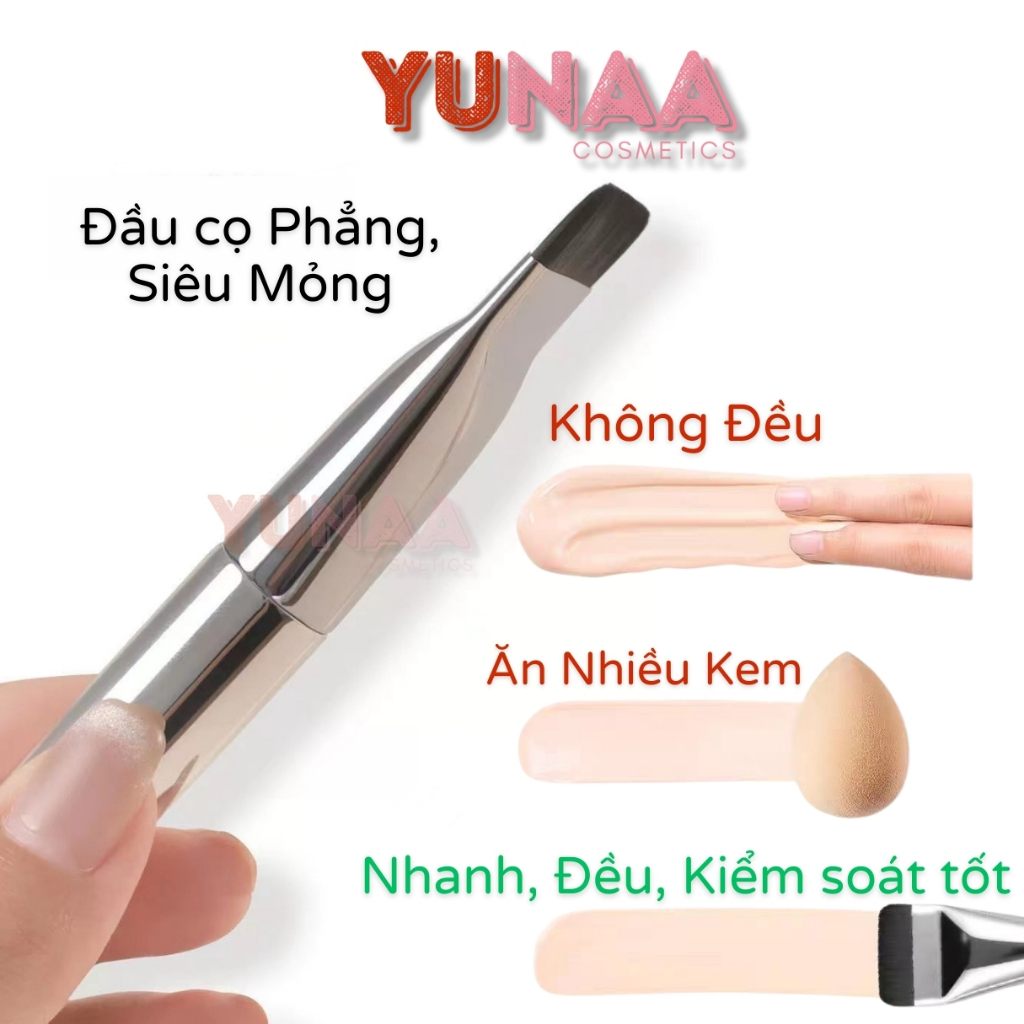 [Y106] Cọ Nhôm VUÔNG DẸP PHẲNG - Tán Kem Nền, Phấn Nền - Foundation Brush | BigBuy360 - bigbuy360.vn