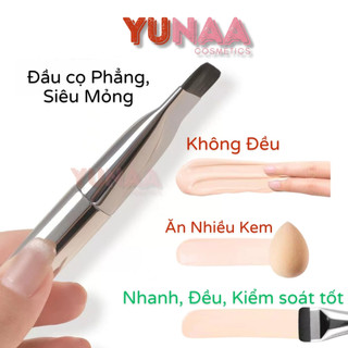 [Y106] Cọ Nhôm VUÔNG DẸP PHẲNG - Tán Kem Nền, Phấn Nền - Foundation Brush