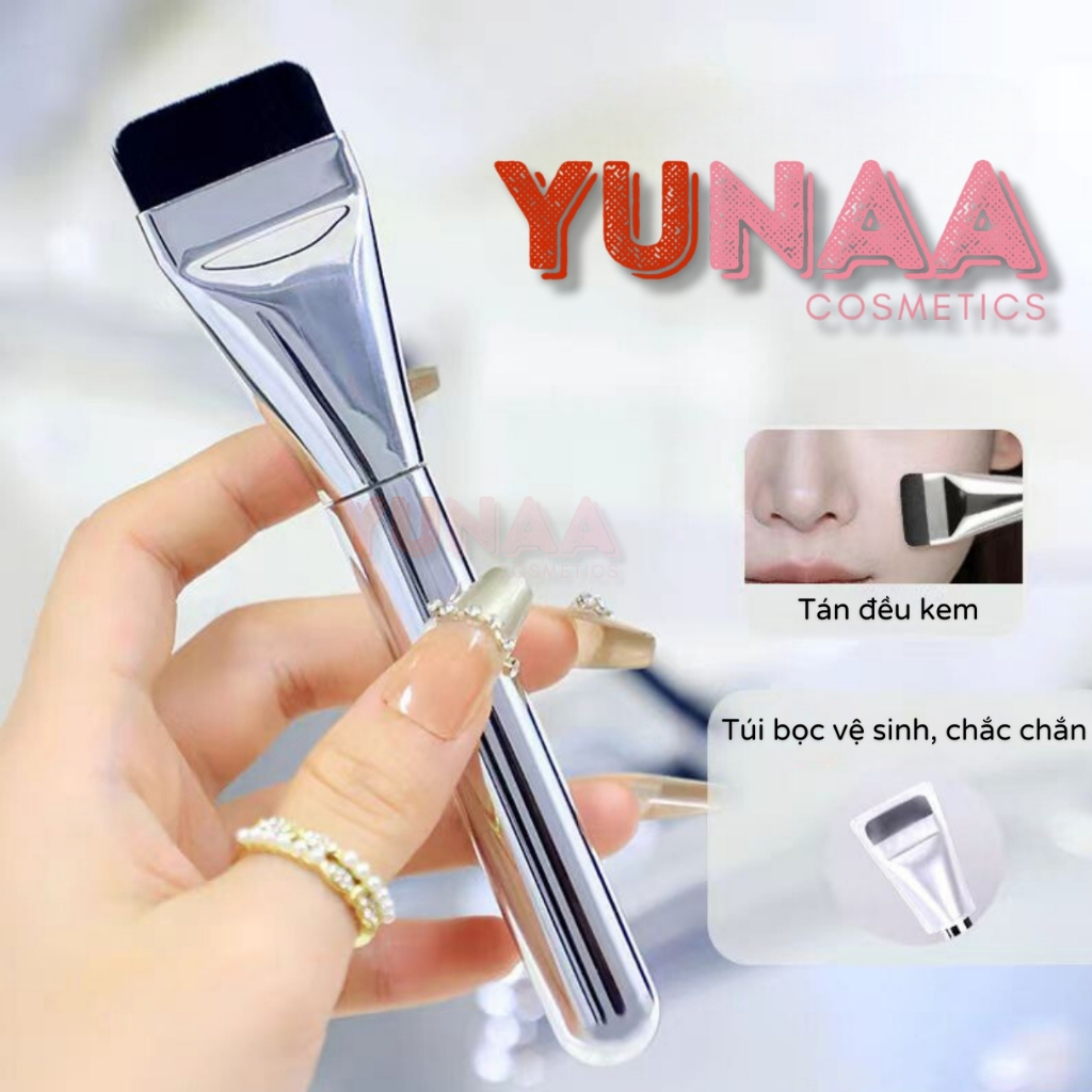 [Y106] Cọ Nhôm VUÔNG DẸP PHẲNG - Tán Kem Nền, Phấn Nền - Foundation Brush | BigBuy360 - bigbuy360.vn