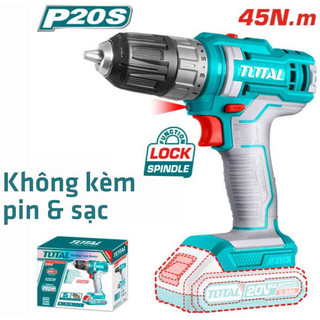 TOTAL Máy khoan pin 20V không kèm pin sạc TDLI200515