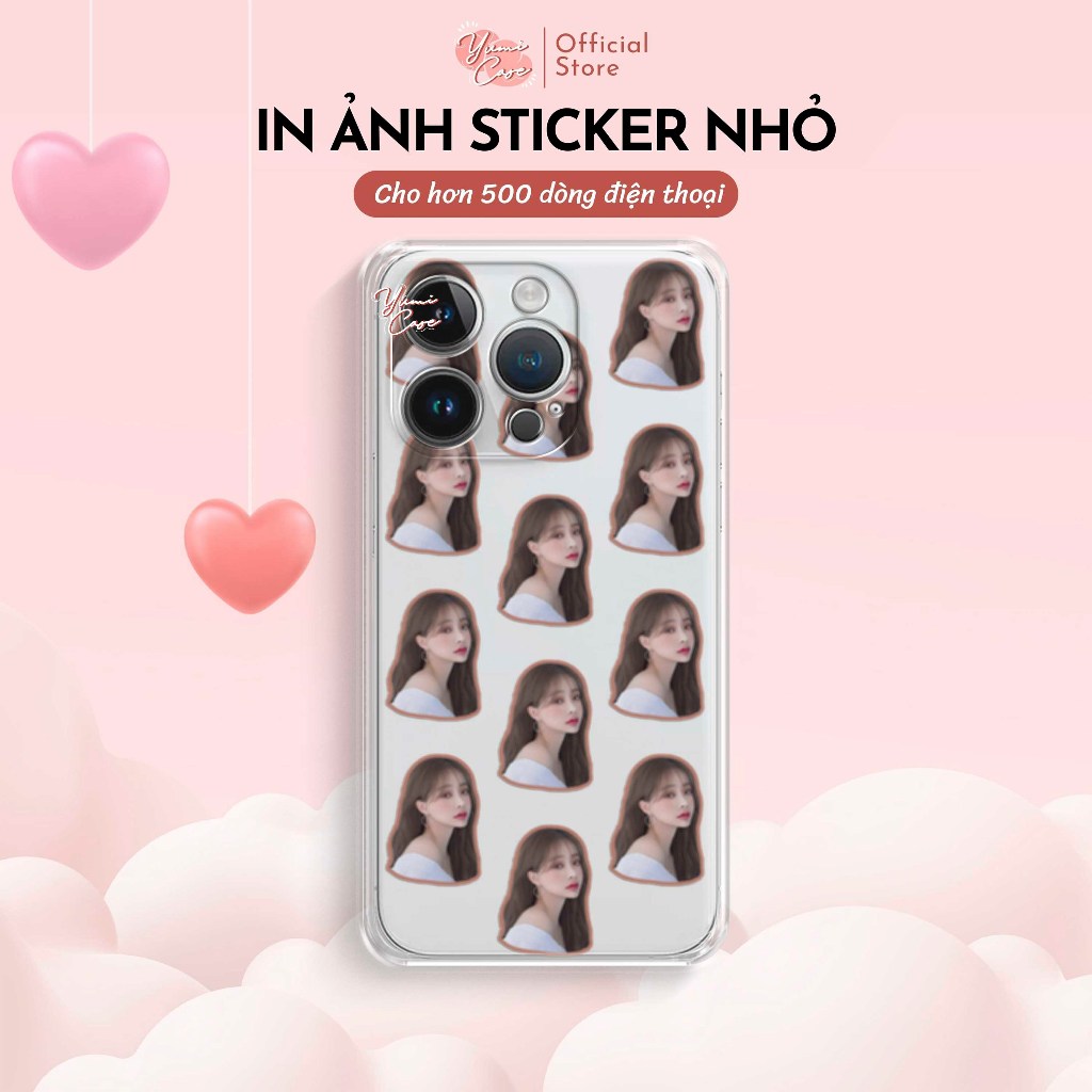 [CHAT CHỐT MẪU TRƯỚC KHI ĐẶT] Ốp lưng Sticker Nhỏ in theo YC cho nhiều ...