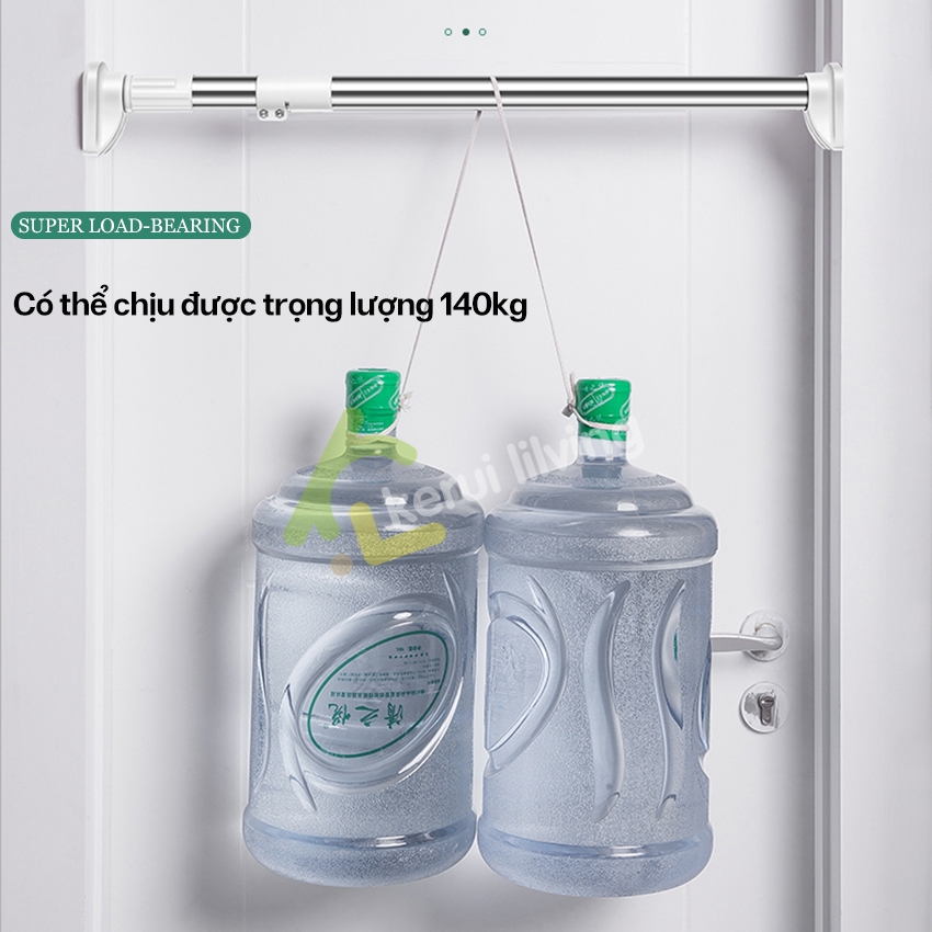 Thanh Treo Quần Áo LUMERA - Không cần khoan tường - Điều chỉnh độ dài inox 304 không gỉ