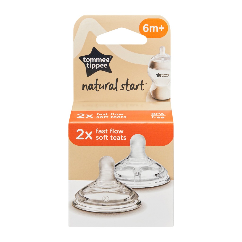 Ảnh Núm Ty Silicon Siêu Mềm Tự Nhiên Tommee Tippee Natural Start Nhiều Size (Vỉ Đôi, Tách Lẻ) 3