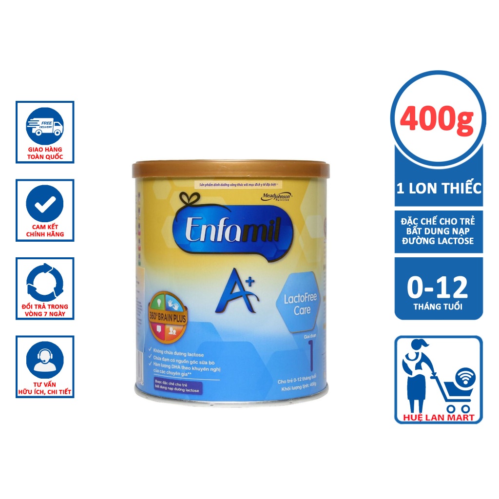 Sữa bột Mead Johnson Enfamil A+ Lactofree Care Lon 400g Shopee Việt Nam