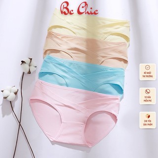 QUẦN LÓT BẦU CẠP CHÉO, CHẤT COTTON ĐẸP THẮM HÚT MỒ HÔI, THOẢI MÁI KHI MẶC  BC_CHIC LINGERIE