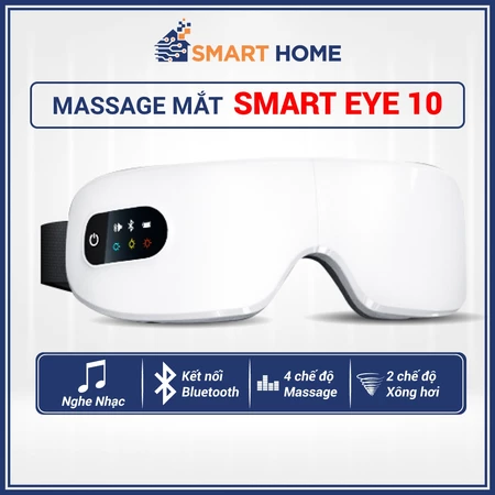Máy Massage Mắt 4 Chế Độ Massage Kết Hợp Chế Độ Rung Kết Nối Bluetooth Nghe Nhạc Làm Giảm Mỏi Mắt và Lưu Thông Máu