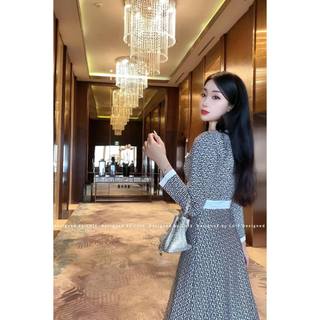 Váy dáng A KYE chất liệu len tăm cổ tròn Doly dress