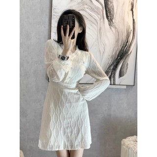 Váy dáng A KYE chất liệu ren sang chảnh Maily dress