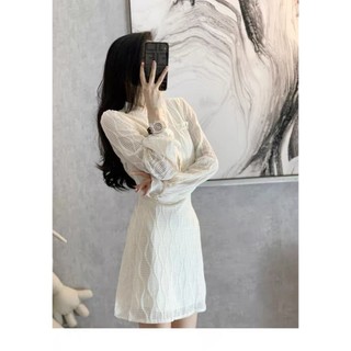 Váy dáng A KYE chất liệu ren sang chảnh Maily dress