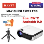 Máy Chiếu Thông Minh Havit PJ209 Pro Prime Sapphire Full HD 1080P Android TV 9.0 - Độ Sáng 350 ANSI - Bảo Hành 12 Tháng — ảnh 1
