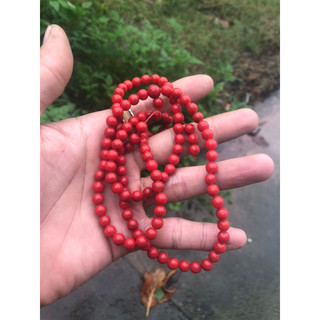 Vòng san hô đỏ 108 hạt 6ly