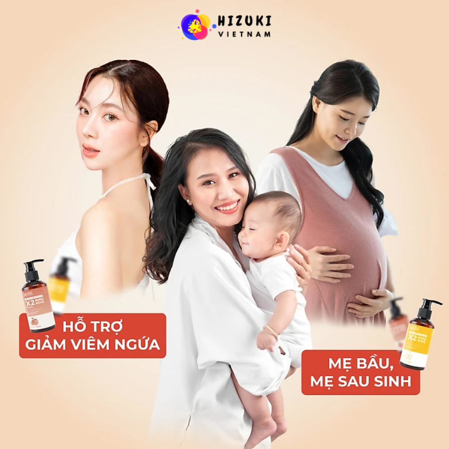 Dung dịch vệ sinh phụ nữ Gel X2 Nano nghệ Cỏ Cây Hoa Lá chai 150ml giảm ngứa, khử mùi, an toàn cho cả mẹ bầu