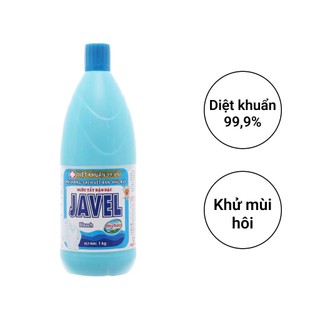 Nước tẩy trắng mốc quần áo Javel 600ml/ 1 Lít