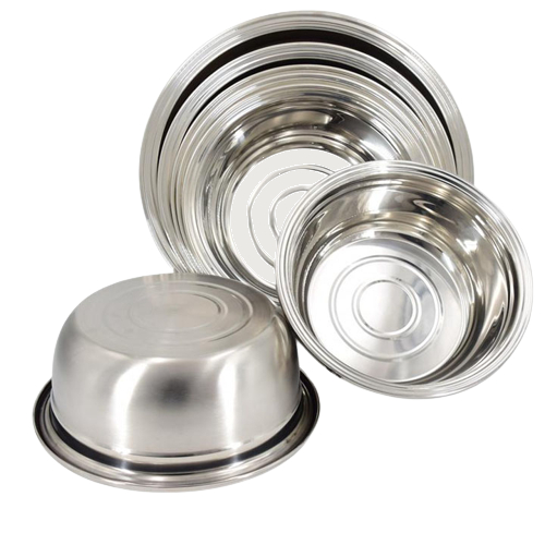 [Hỗ Trợ Nhà Bếp] Bộ Thau Rổ Inox Nhà Bếp 5 Món Bằng Inox Đủ Size Từ 18 ...