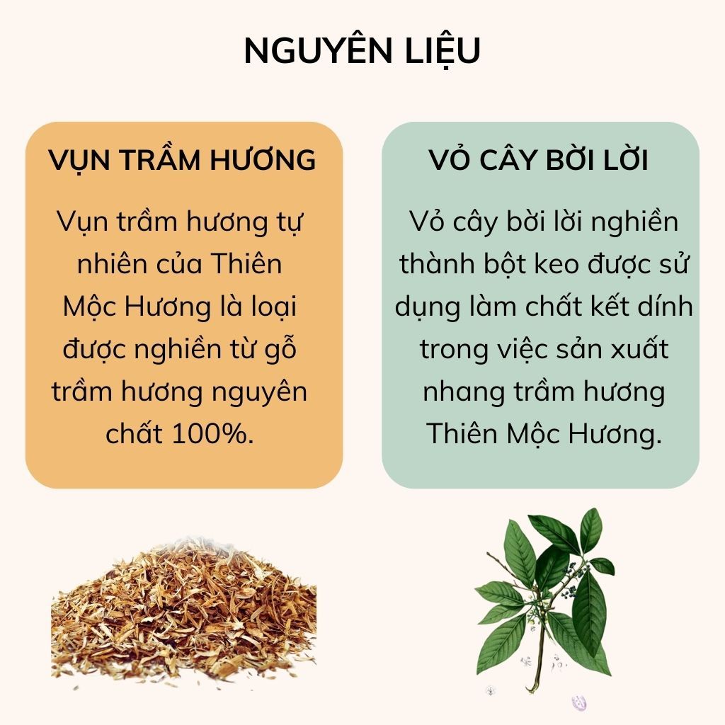 Ảnh Combo nhang khoanh trầm hương Thiên Mộc Hương loại 12 năm thơm dịu nhẹ, không hóa chất 2