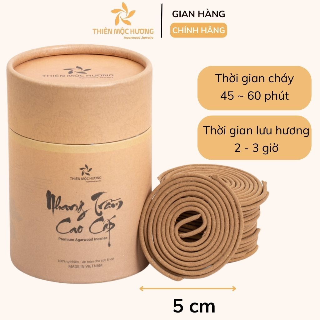 Ảnh Combo nhang khoanh trầm hương Thiên Mộc Hương loại 12 năm thơm dịu nhẹ, không hóa chất 3