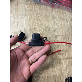 Combo 10 Chân cắm cầu chì có nắp. đui cắm cầu chì  thẳng