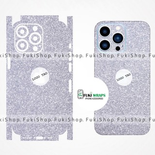 Tấm dán mặt sau Kim Tuyến Bạc FULL VIỀN Dành cho 15promax , 14promax 13promax 12promax 11promax - FukiShop