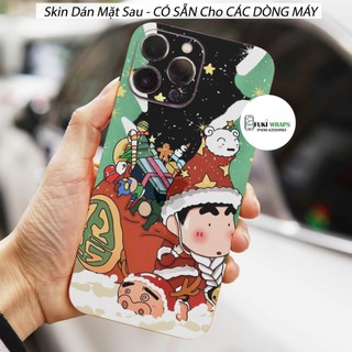 Tấm dán Skin Mặt sau - Ốp Lưng Shin Noel FULL VIỀN Dành cho 15 pro max,14 pro max,13 pro max,12 pro max- FukiShop