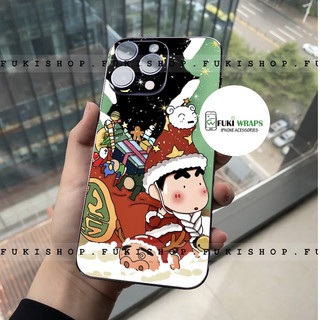 Tấm dán Skin Mặt sau - Ốp Lưng Shin Noel FULL VIỀN Dành cho 15 pro max,14 pro max,13 pro max,12 pro max- FukiShop