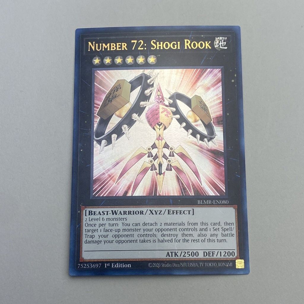 [ Dưa Hấu Yugioh ] Lá bài thẻ bài Number 72 Shogi Rook - Ultra Rare ...
