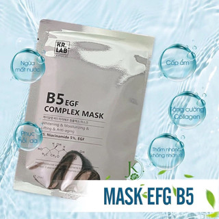 Mặt Nạ B5 Kr.Lab Cấp Ẩm Phục Hồi Dưỡng Trắng EGF Complex Mask B5 Niacinamide EGF - Bebeau