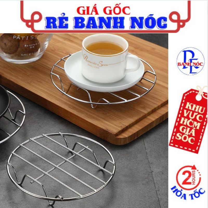 Giá Hấp INOX Tròn 4 Chân Hấp Bánh Bao, Đồ Ăn Đa Năng - Khay, Xửng, Vỉ ...