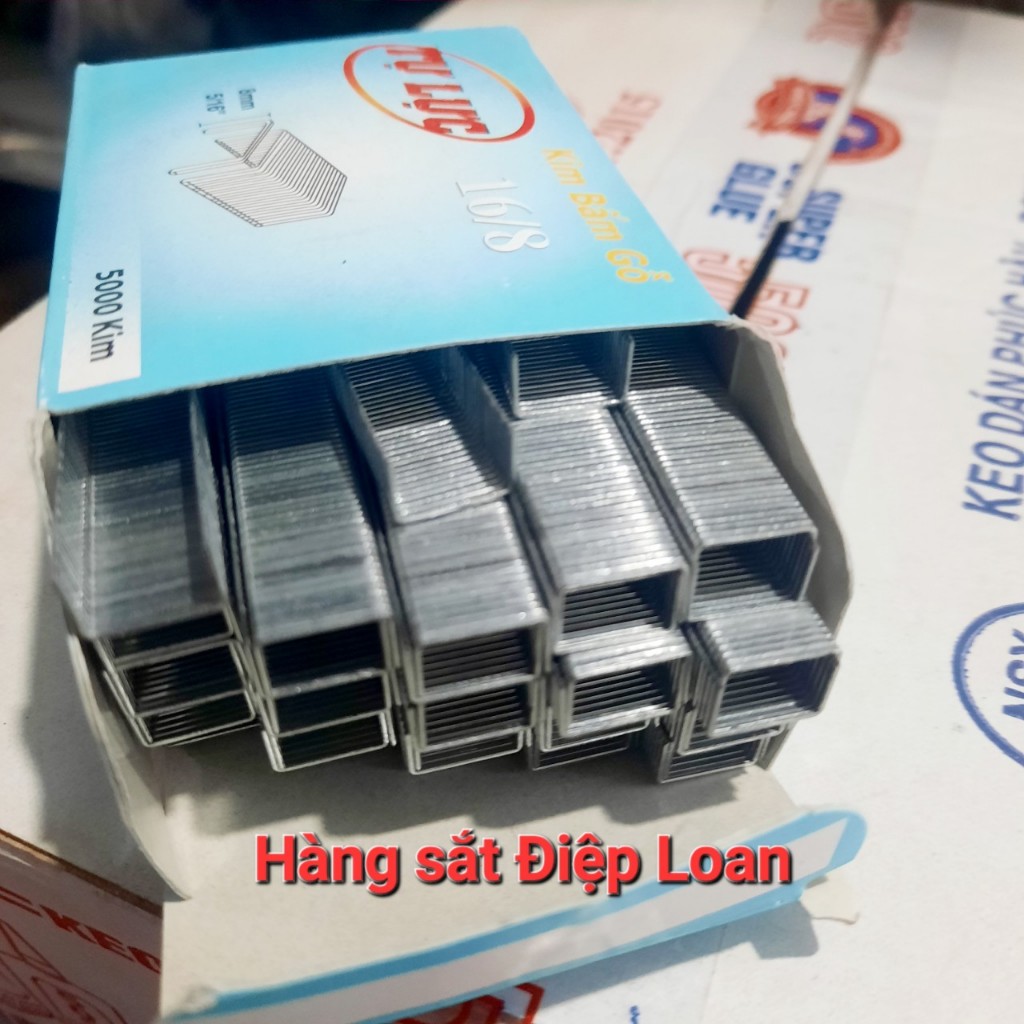 Hộp Ghim bấm gỗ tự lực 16/8 ghim lắp súng bắn ghim cầm tay | Shopee ...