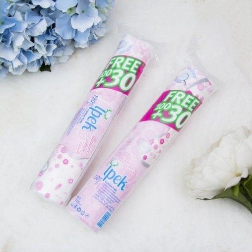 Ảnh Bông tẩy trang Ipek Cotton Pads siêu mềm mịn, thấm hút cực tốt và không để xơ bông khi dùng 1
