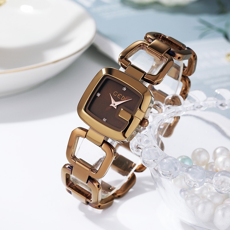 Đồng hồ đeo tay GEDI 52025 dây thép sành điệu dành cho nữ sang trọng