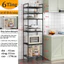 Kệ nhà bếp, kệ đa năng 6 tầng khung thép, sơn tĩnh điện chống rỉ