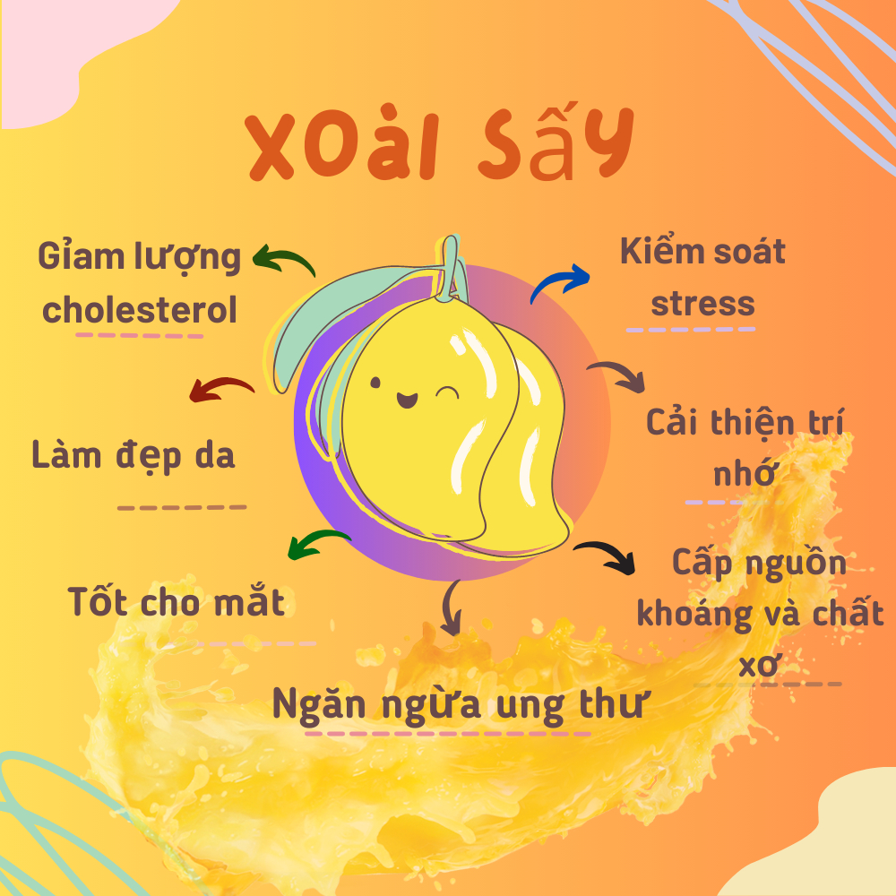 Xoài sấy dẻo Nông Lâm Food túi 50g