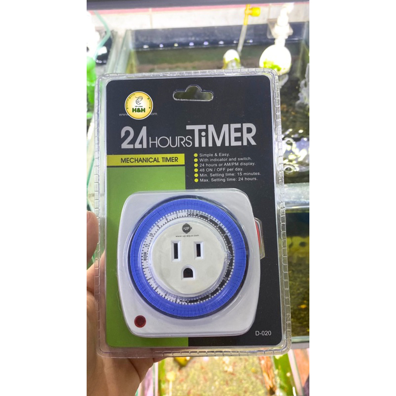 Ổ cắm hẹn giờ - Timer Cơ cho bể tép cảnh cá cảnh thuỷ sinh | Shopee ...