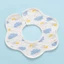 Yếm tròn cổ xoay cho bé chất liệu cotton hàng quảng châu mềm mịn thấm hút tốt, Yếm cổ yếm dãi cho bé xoay 360 độ