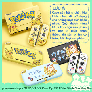[Sẵn VN - Hỏa Tốc] OLED/V1/V2/Lite Case Ốp PC / TPU Dành Cho Máy Game Cầm Tay Nintendo Switch Phong Cách Hoạt Hình Game