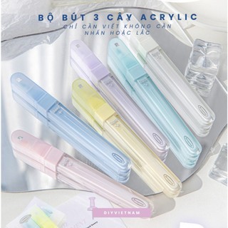 BỘ BÚT NƯỚC MÀU 3 CÂY ACRYLIC