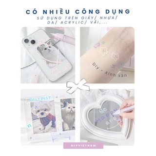 BỘ BÚT NƯỚC MÀU 3 CÂY ACRYLIC