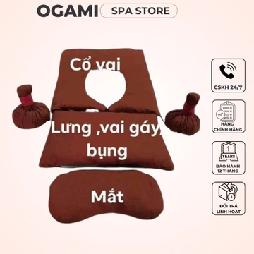 Túi Chườm Thảo Dược Dưỡng Sinh, Túi Chườm Mắt, Củ Chườm Lưng, Chườm Cổ Vai Gáy, Đa Năng Dùng Cho Gia Đình SPA
