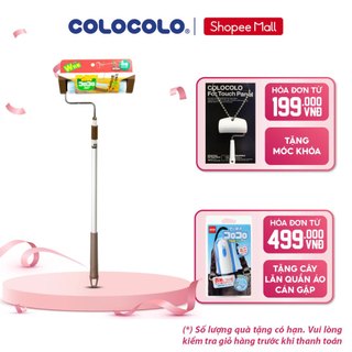 Cây lăn bụi sàn nhà đa năng cán dài - COLOCOLO Nhật Bản - Dọn sạch bụi liti, tóc rụng, lông thú cưng