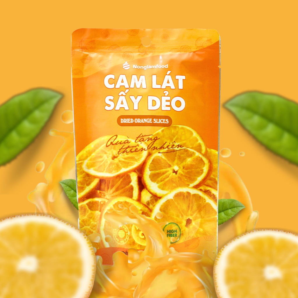 Cam sấy dẻo Nông Lâm Food hộp 100g