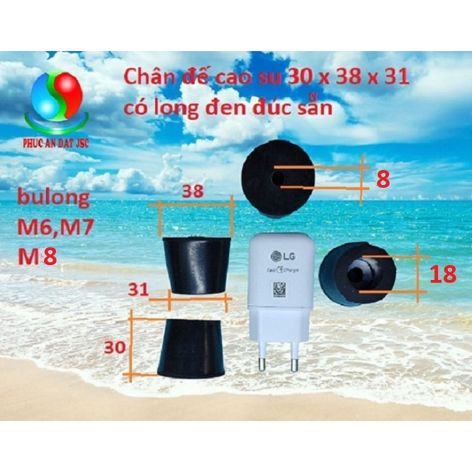 Đế cao su chống rung cục nóng điều hòa model PAD 30 | Shopee Việt Nam