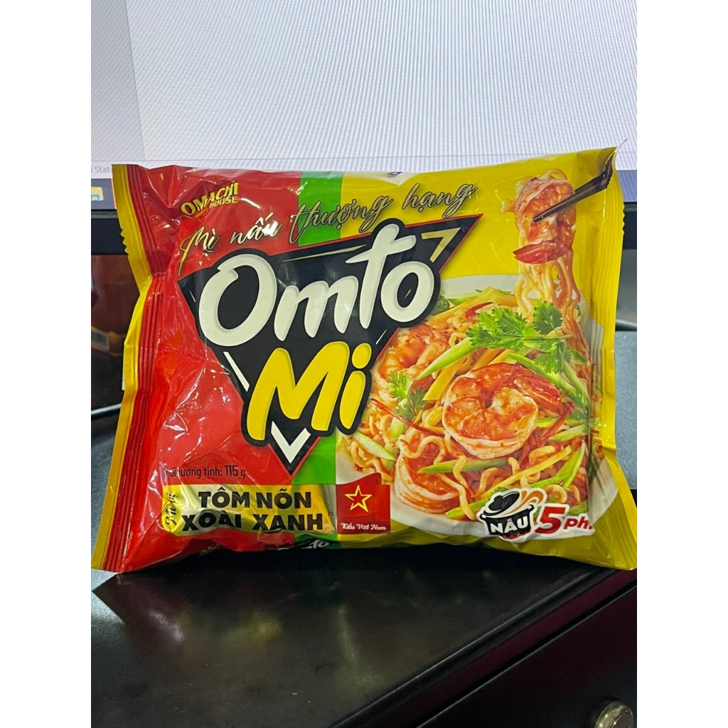 Mì nấu OmtoMi OMACHI vị tôm nõn xoài xanh gói 115g | Shopee Việt Nam