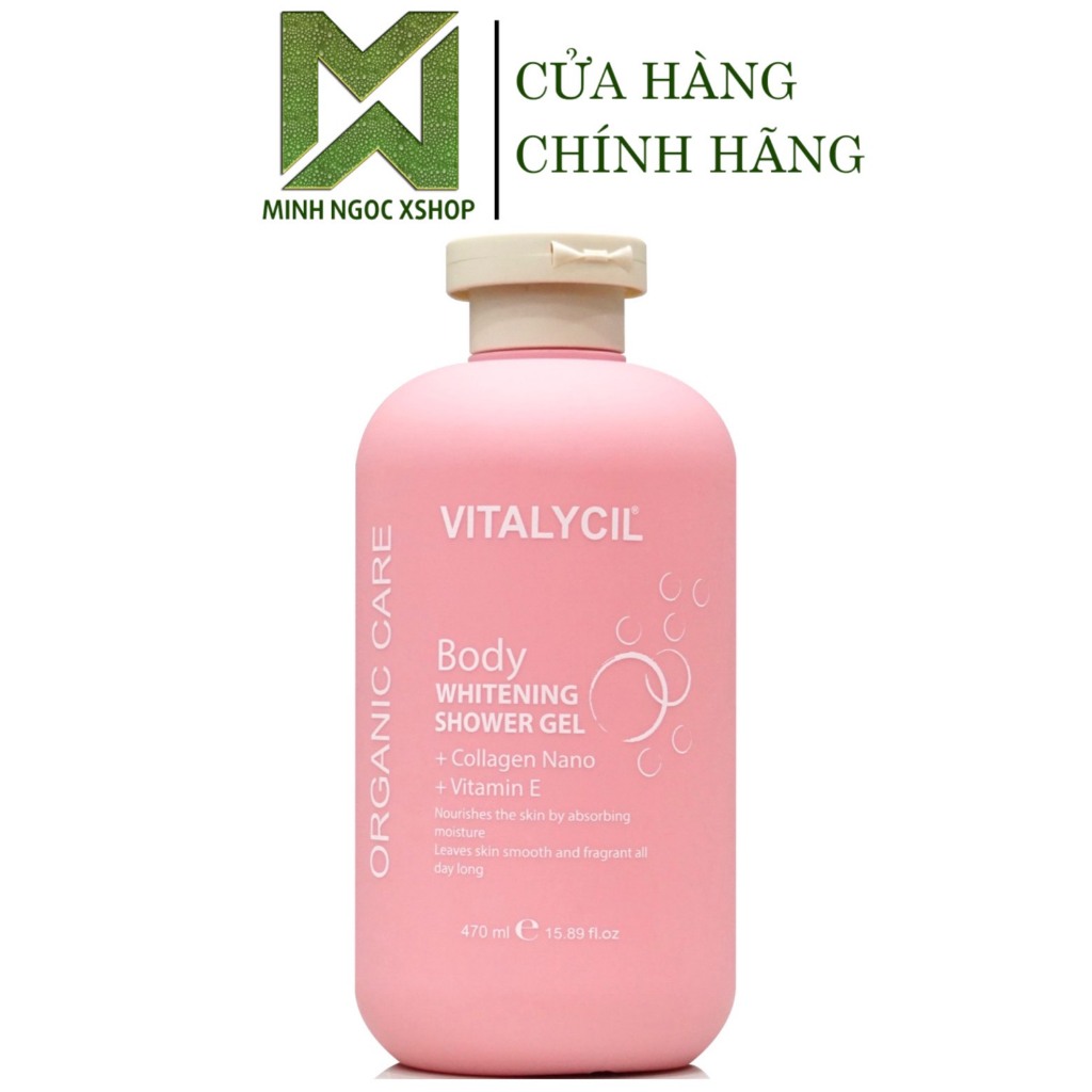 Ảnh Sữa tắm dưỡng trắng da cao cấp Vitalycil Body Whitening Shower Gel 470ML 1